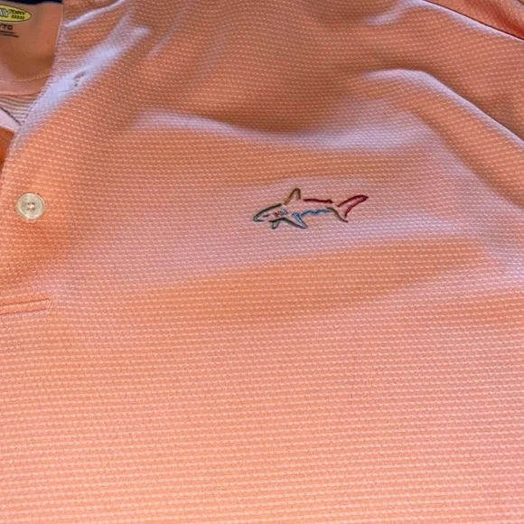 Greg Norman Salmon Colored Polo - Picture 3 of 3